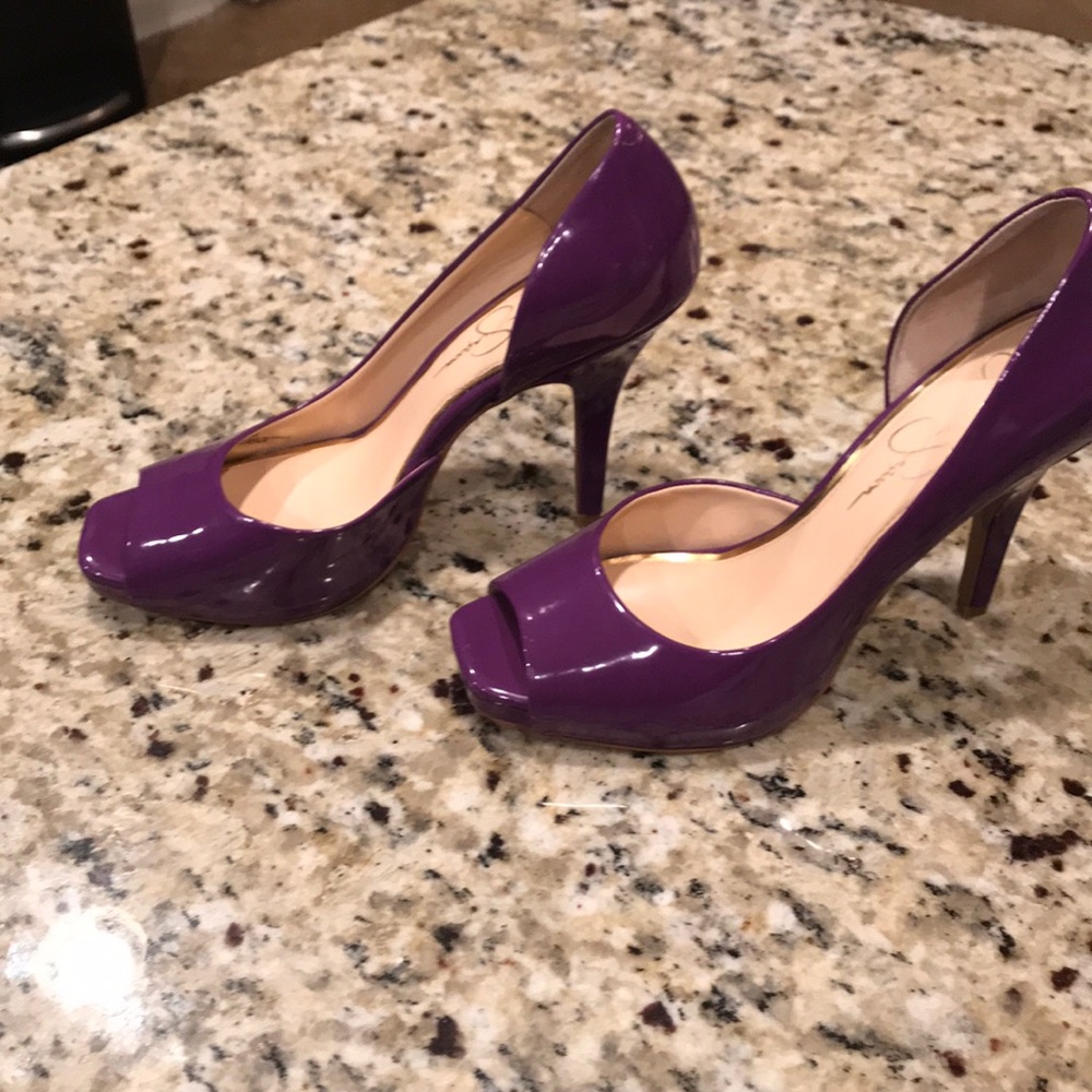 NWOT Purple Jessica Simpson Josette D’orsay Pumps.